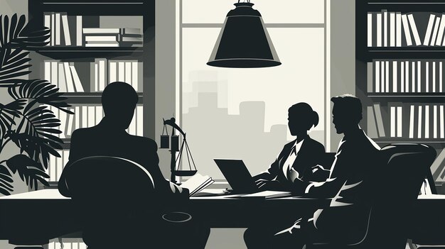 law firm illustration