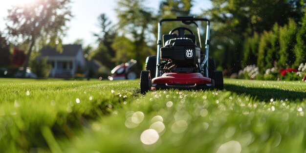 Lawn mowing