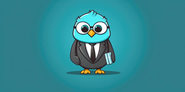 Lawyer mascot for a company logo line art Generative AI