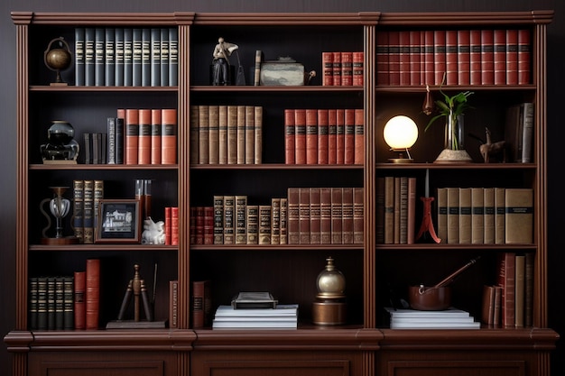 Photo lawyer office shelf