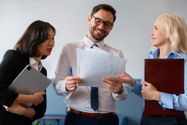 Фото lawyers at work in office