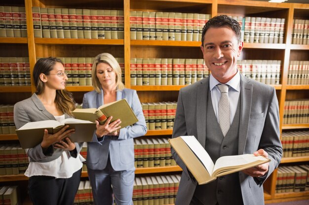 Lawyers in the law library