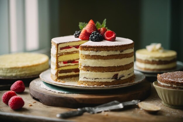 Layered cakes