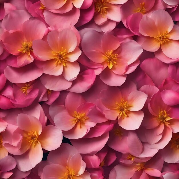Layering petals illustration suitable for wallpaper background or screensaver