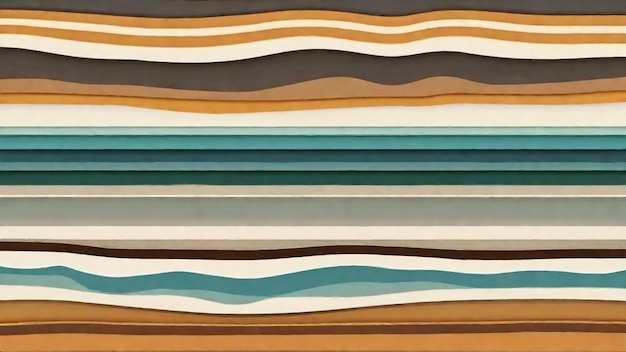 Layers of Geological Stratigraphy