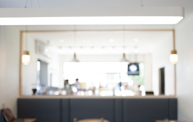 Layout in a loft style in dark colors open space interior view of various coffee