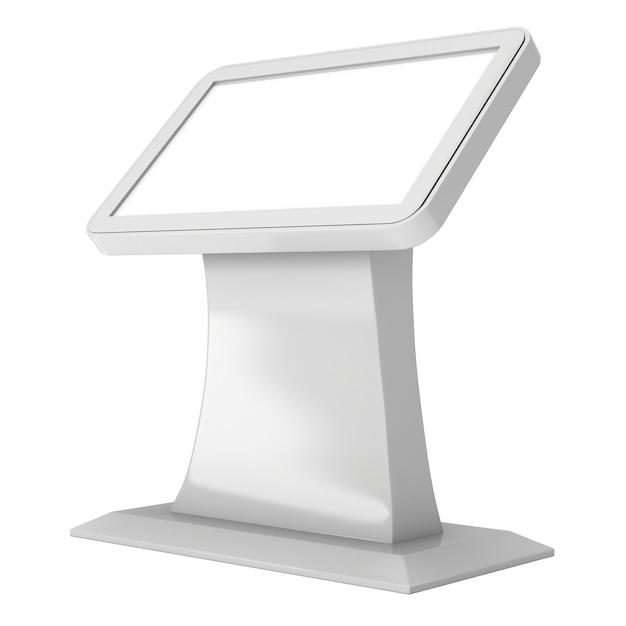 LCD Screen Stand Blank Trade Show Booth