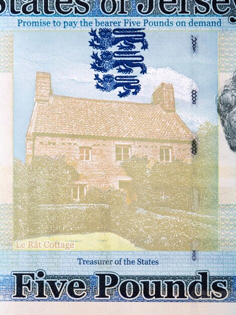 Le Rat Cottage van Jersey Money Pounds