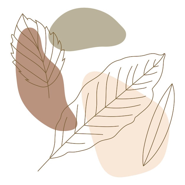 Leaf art patroon achtergrond doorzichtig png