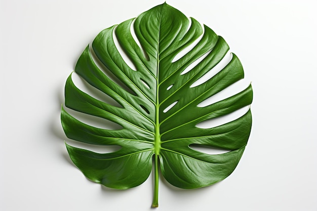 leaf background plant monstera nature tropical green palm texture foliage isolated