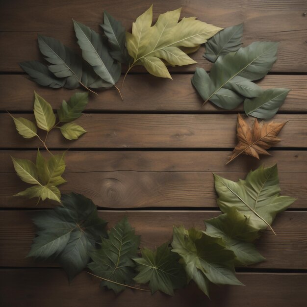 Photo leaf design