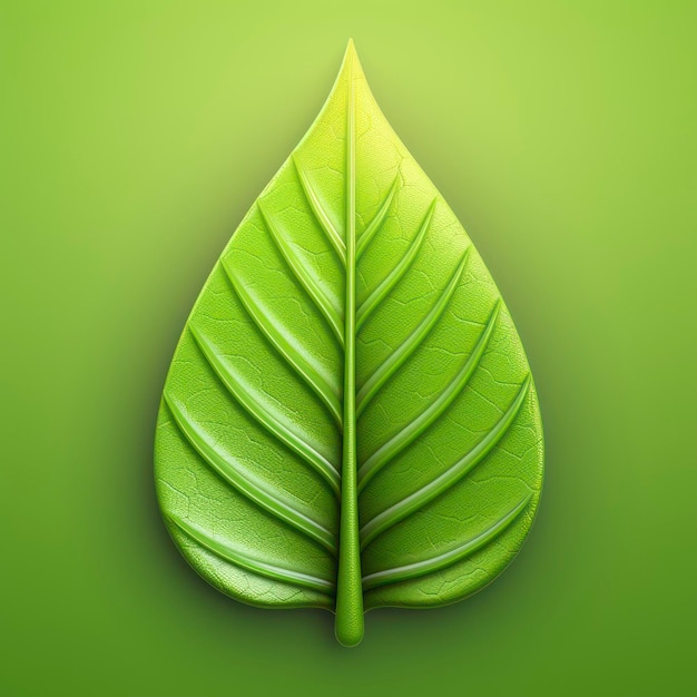 Foto leaf eco 3d icon