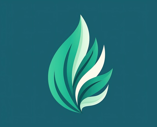 Leaf logo illustration