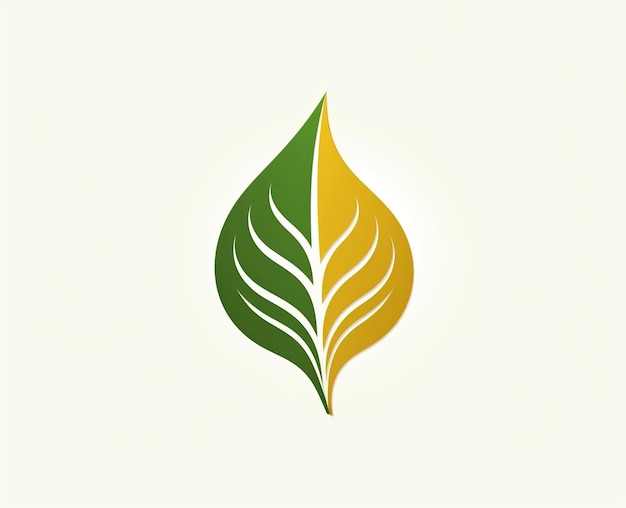 Leaf logo illustration