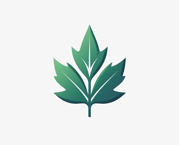 Leaf logo illustration