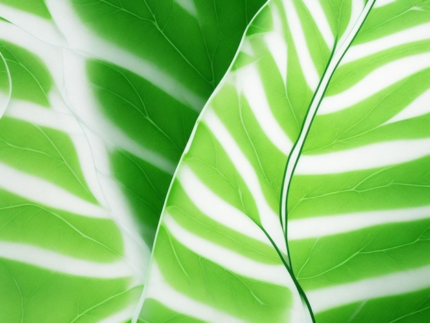 Photo leaf pattern