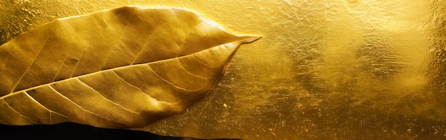 A leaf on the surface