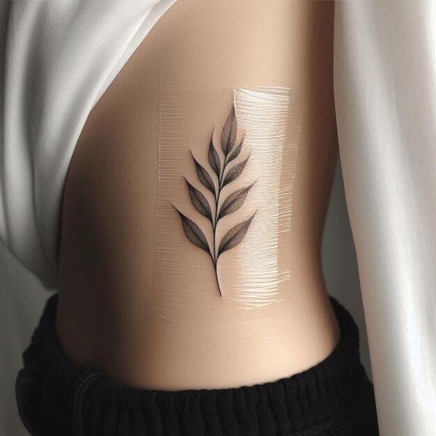 leaf tattoo design