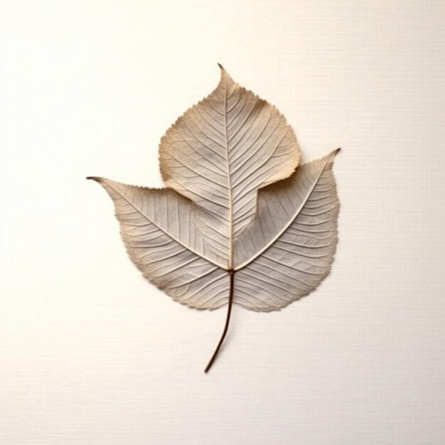 A leaf that has the word " leaf " on it