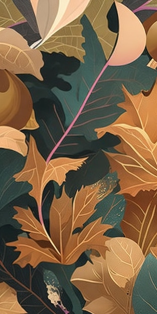 A leaf wallpaper