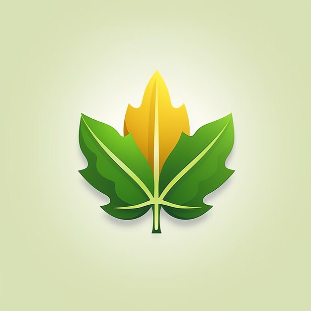 Leaf And Y Logo Icon Design Template