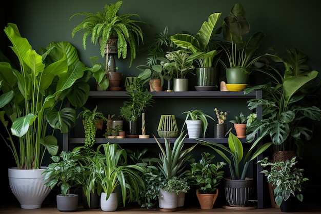 Leafy Elegance A Showcase of Indoor Plant Glamour