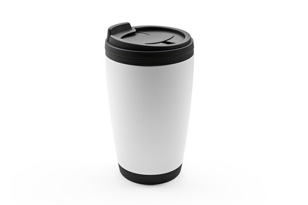 Leakproof reismug geïsoleerd op witte achtergrond