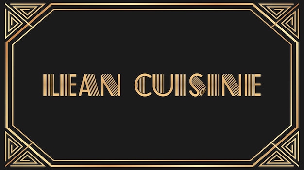 Lean Cuisine Jazz Gold Text