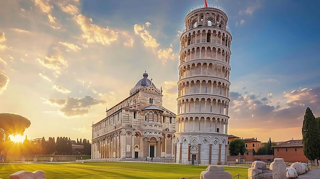 The Leaning Tower of Pisa is one of the most famous landmarks in the world It is a freestanding bell tower located in the city of Pisa Italy