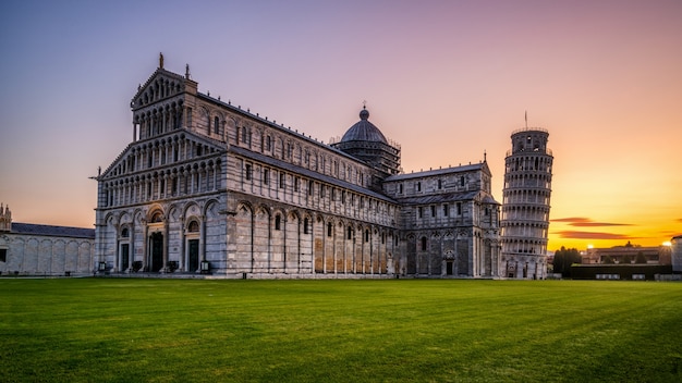 Leaning Tower of Pisa in Pisa - Italy