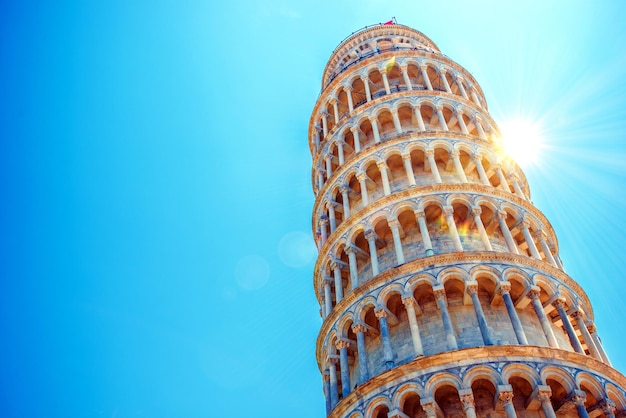 Photo leaning tower of pisa