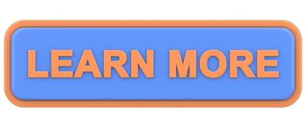 Learn more button 3D illustration