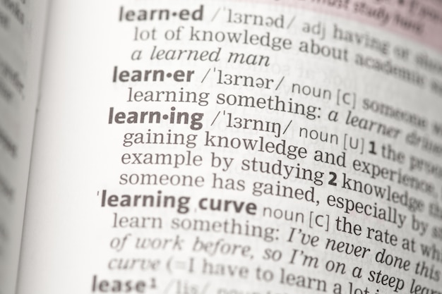 Learning definition