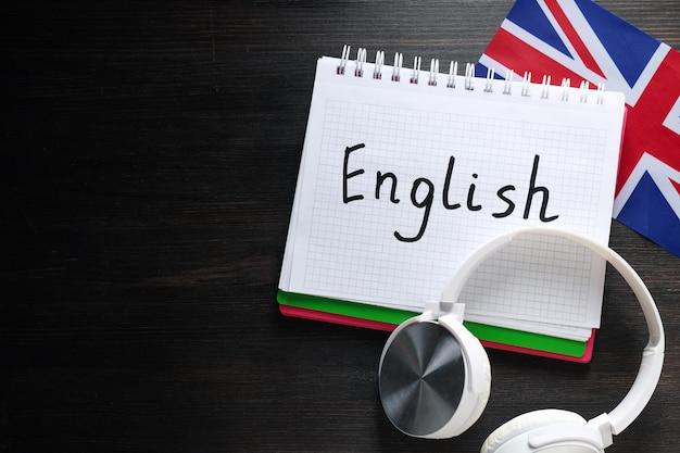 Learning English language concept of learning language