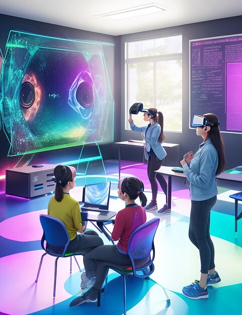 Learning to reimagine with holographic classrooms and integrated virtual reality