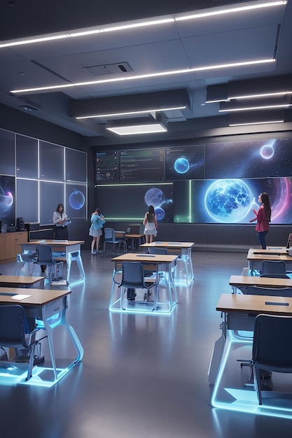 Learning to reimagine with holographic classrooms and integrated virtual reality