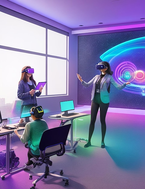 Learning to reimagine with holographic classrooms and integrated virtual reality