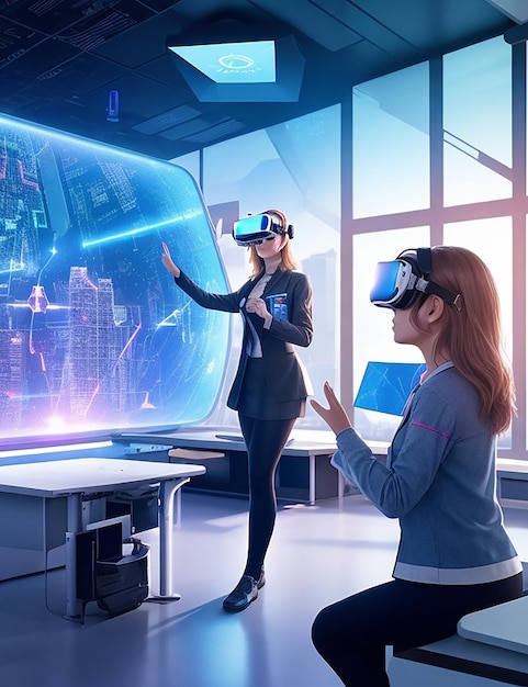 Learning to reimagine with holographic classrooms and integrated virtual reality