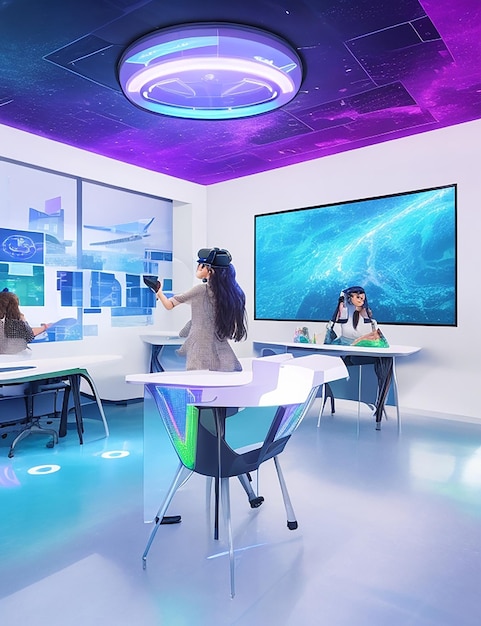 Learning to reimagine with holographic classrooms and integrated virtual reality