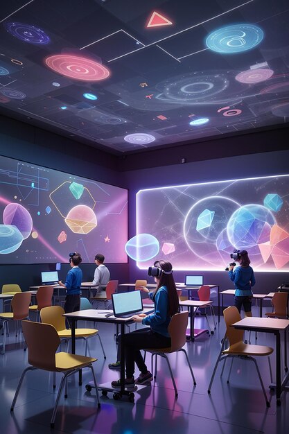 Learning to reimagine with holographic classrooms and integrated virtual reality