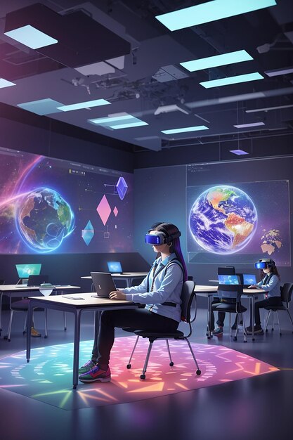 Learning to reimagine with holographic classrooms and integrated virtual reality