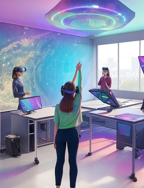 Photo learning to reimagine with holographic classrooms and integrated virtual reality