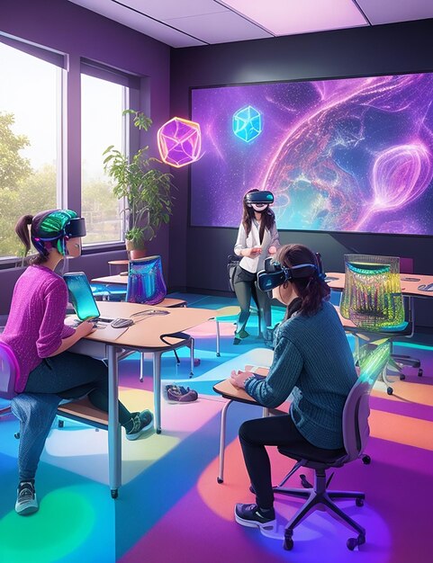 Learning to reimagine with holographic classrooms and integrated virtual reality