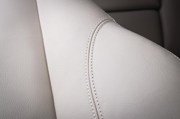 Leather car seats