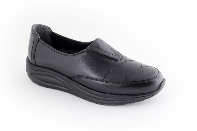 Leather and comfortable women's shoes