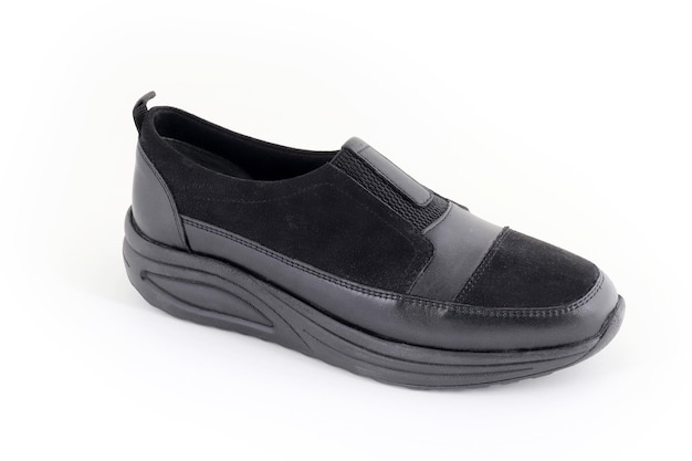 Leather and comfortable women's shoes