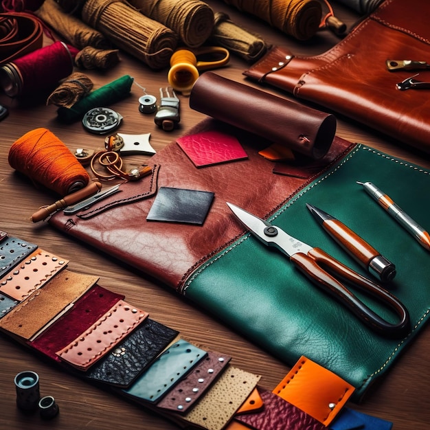 Leather craft or leather working Selected pieces ai