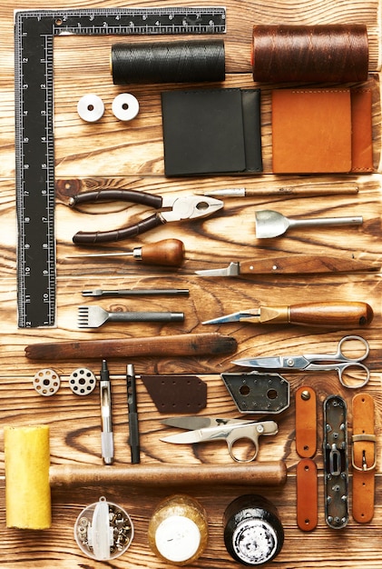 Photo leather crafting tools