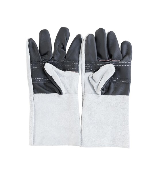 Leather gloves for welding