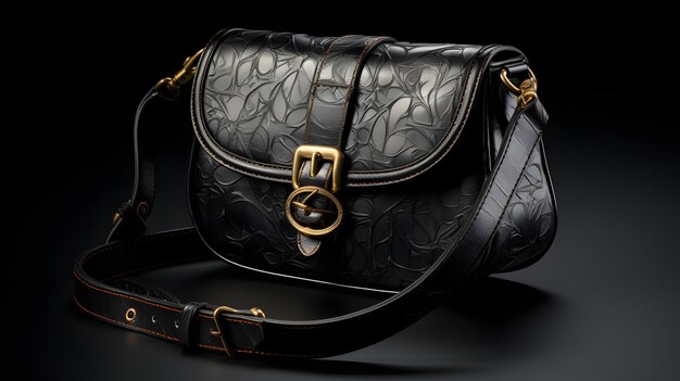 leather handbag AI generated